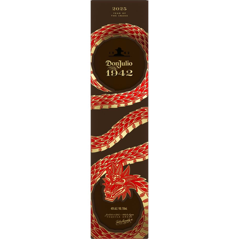 Don Julio 1942 Tequila Year of the Snake 2025 Lunar New Year Limited Edition