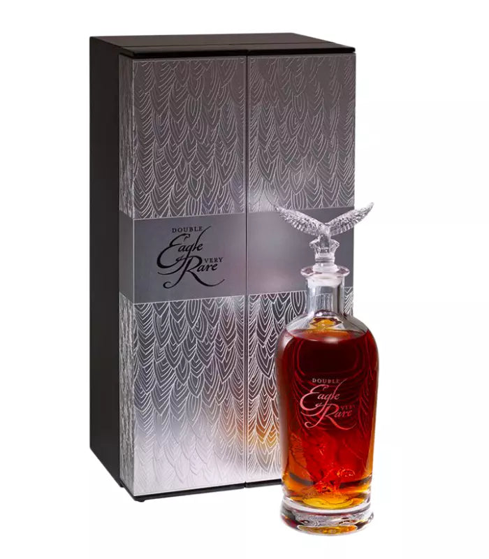 Double Eagle Very Rare 20 Year Old Bourbon 2026 Release — Buffalo Trace Crystal Decanter Golden Eagle Stopper