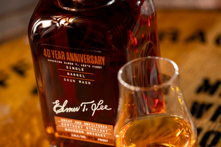 Elmer T. Lee 40th Anniversary Edition Uncut & Unfiltered Bourbon