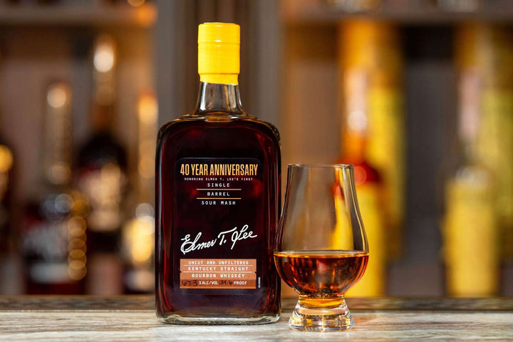 Elmer T. Lee 40th Anniversary Edition Uncut & Unfiltered Bourbon