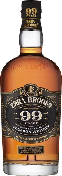 Ezra Brooks Kentucky Sour Mash Straight Bourbon Whiskey 99 Proof 1.75L