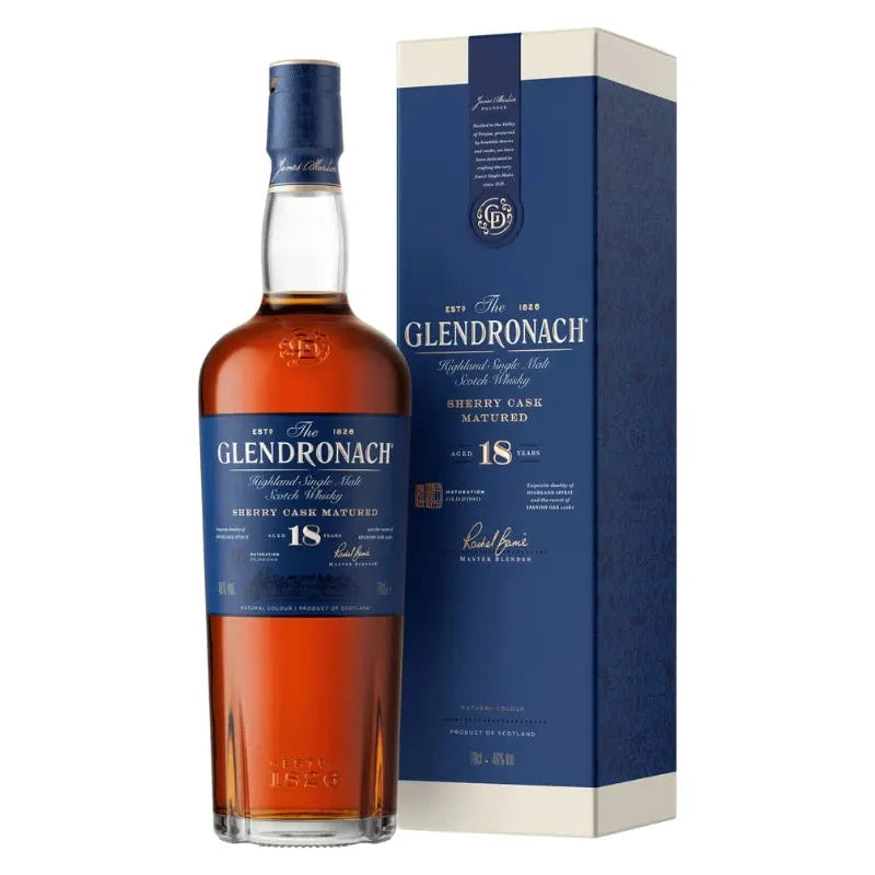 GlenDronach 18 Year Single Malt Scotch Whisky 700mL