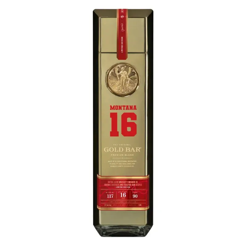 Gold Bar Blend 117 Joe Montana Collection 16 Year Whiskey 750mL