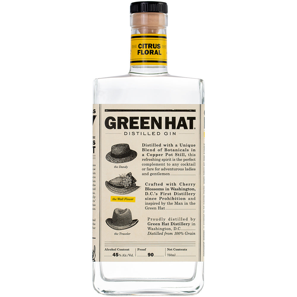 Green Hat Citrus Floral Gin