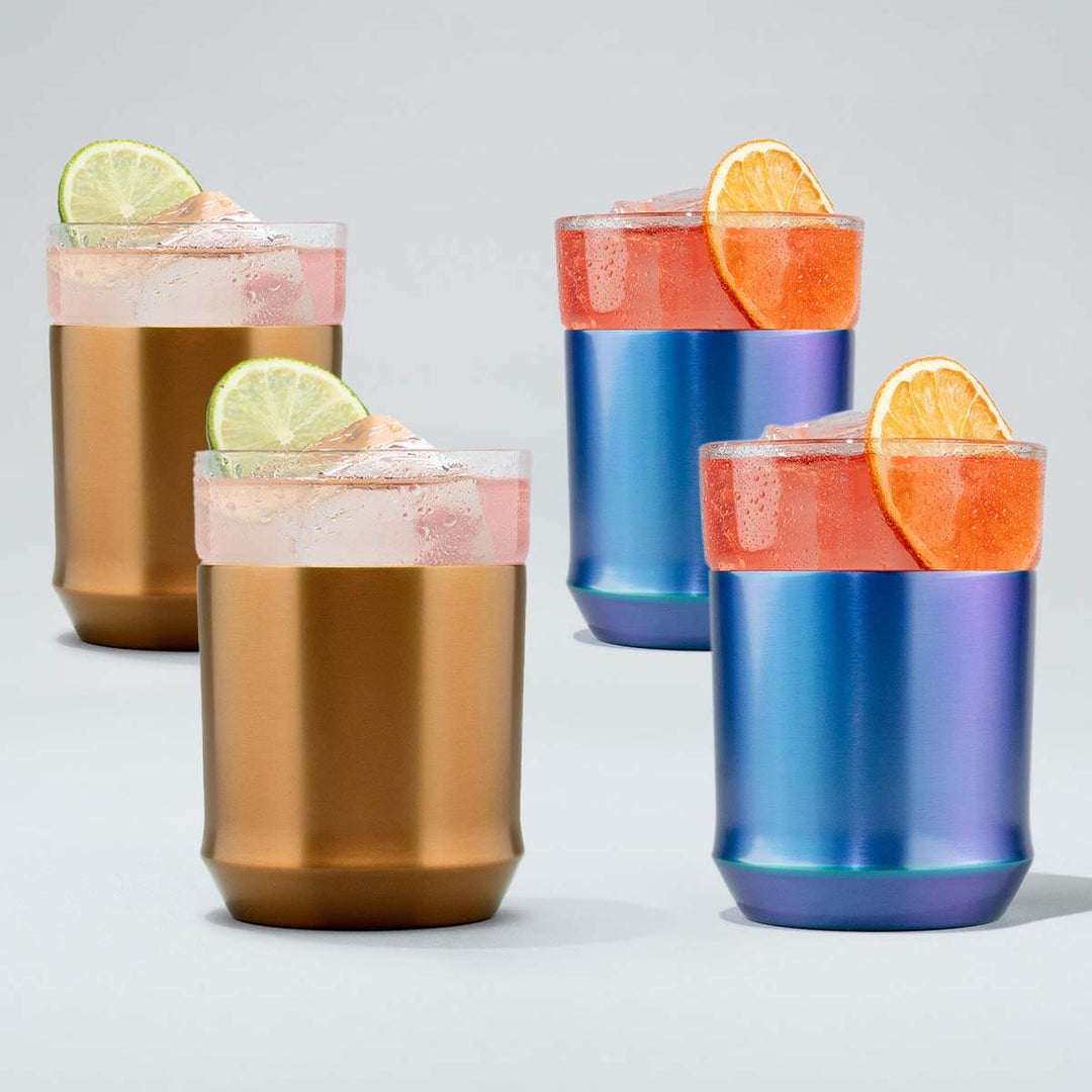 Hybrid Rocks Glass | Set of 4
