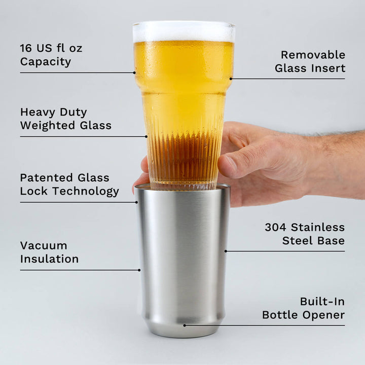 Hybrid Pint Glass