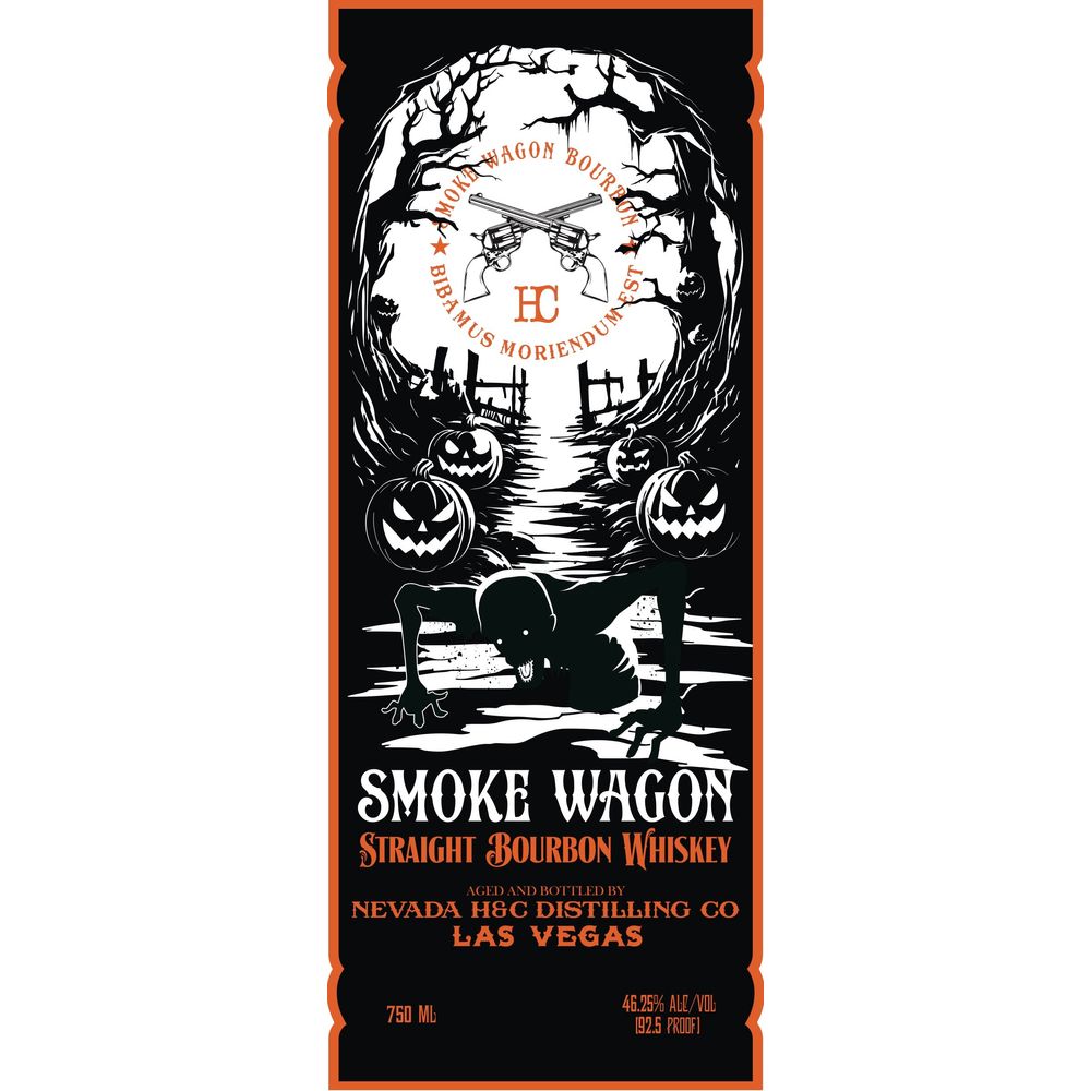 Smoke Wagon Straight Bourbon Glow In The Dark Halloween Edition 2024