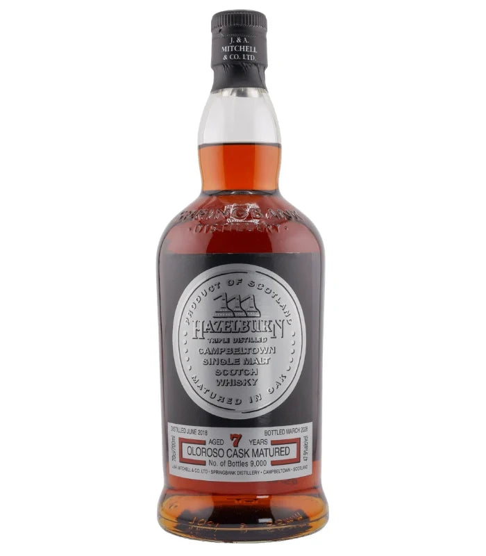 Hazelburn 7 Year Oloroso Sherry Cask Matured Scotch Whisky 700mL