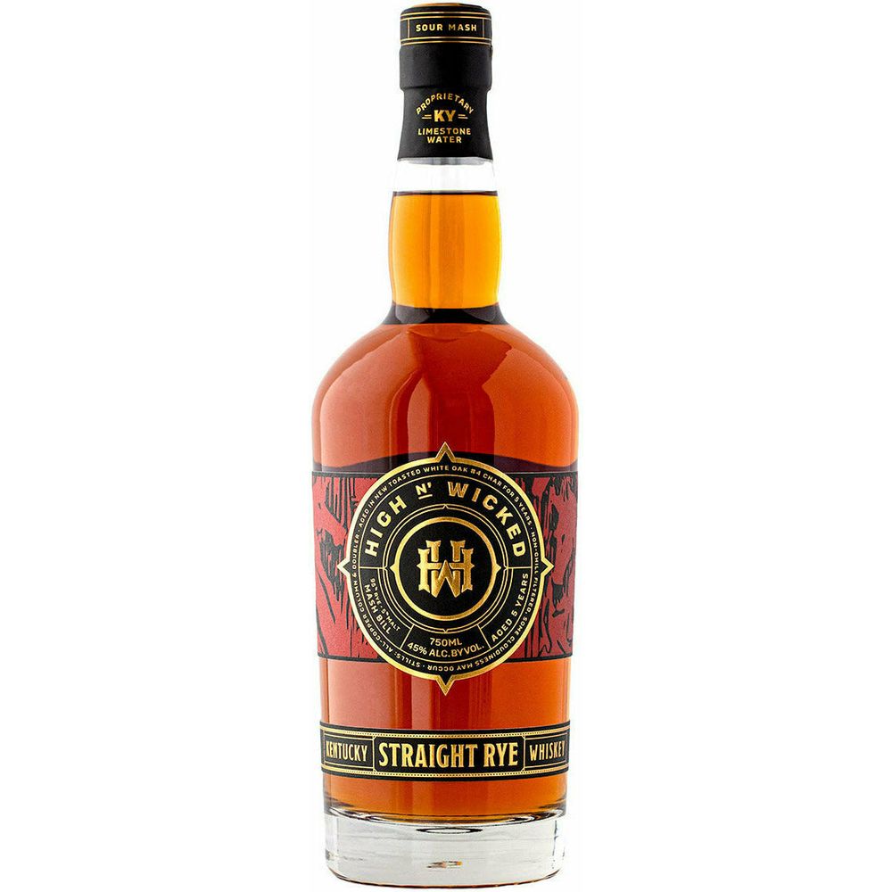 High N' Wicked Sraight Rye Whiskey 750 ml