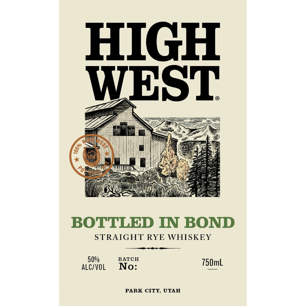 High West Bottled In Bond Straight Rye Whiskey