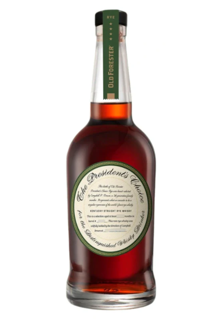 Old Forester The President's Choice Straight Rye Whiskey 2026 Release 750mL