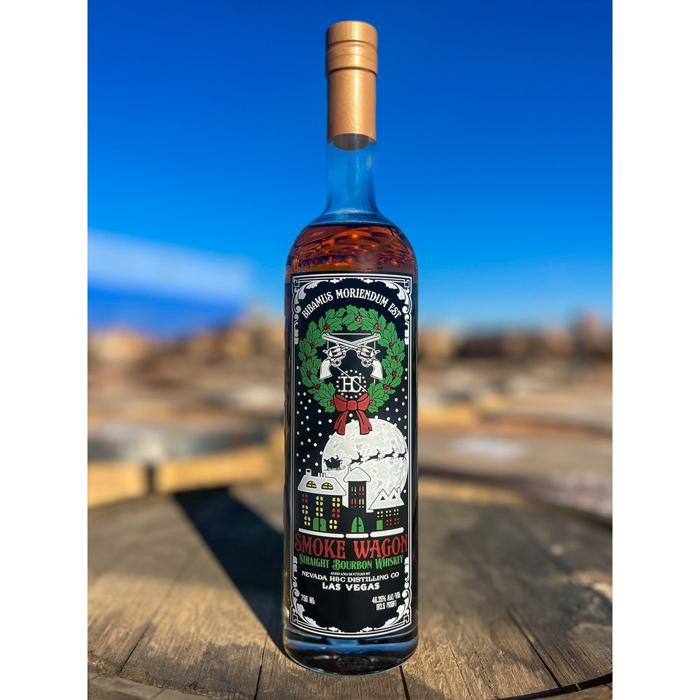 Smoke Wagon Straight Bourbon Christmas 2023 Limited Edition