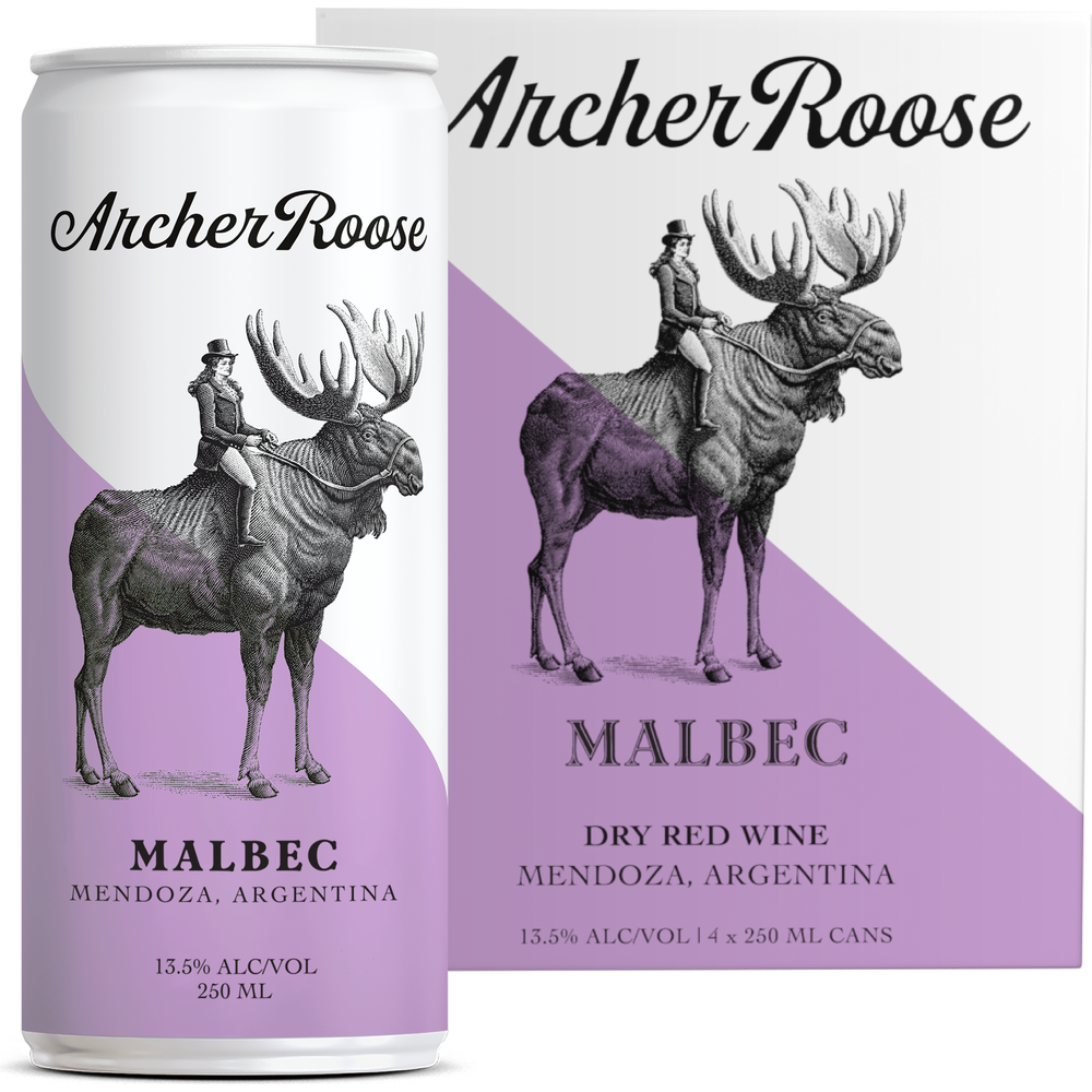 Archer Roose Malbec Ready To Drink Canned Cocktails 4pk