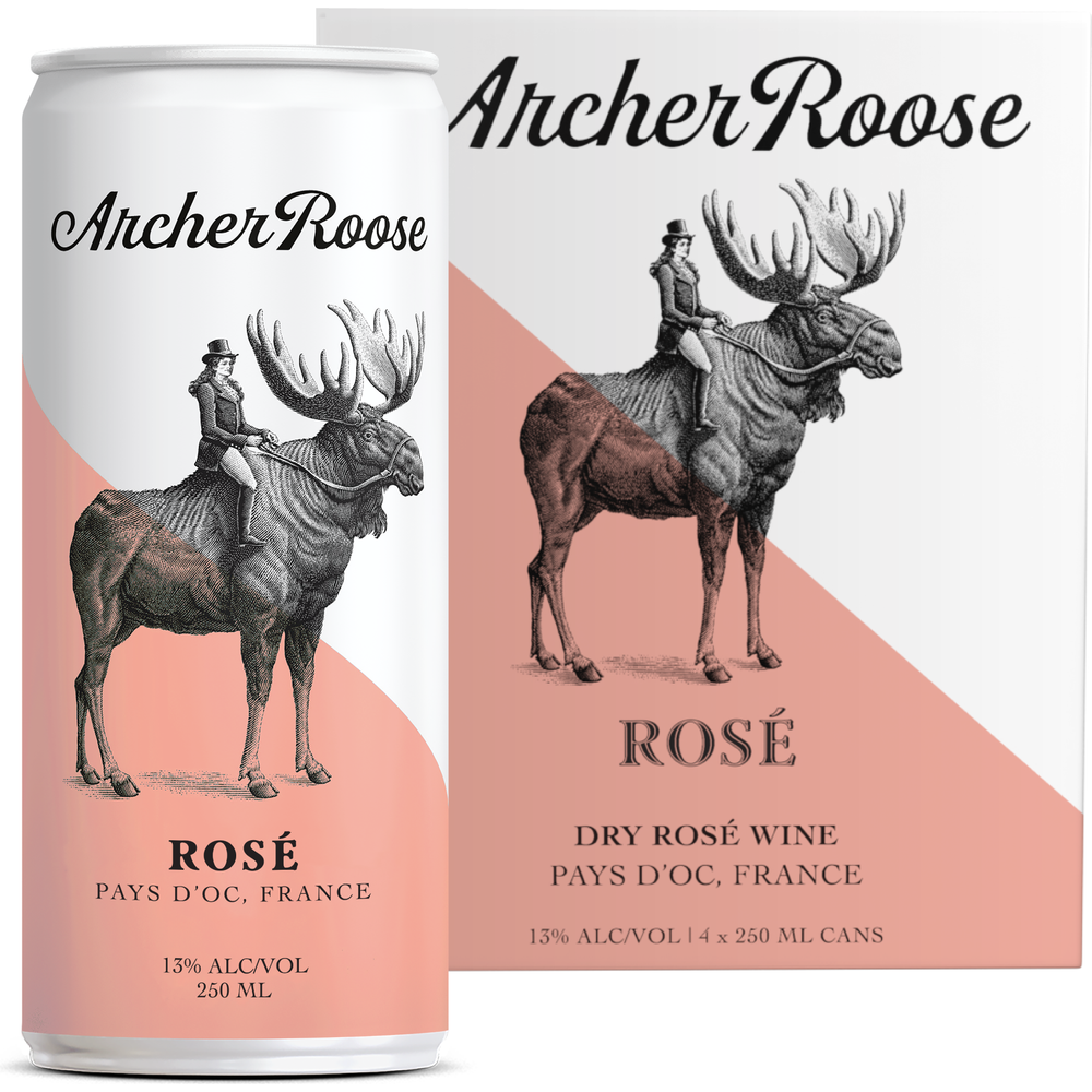 Archer Roose Rosé Ready To Drink Canned Cocktails 4pk