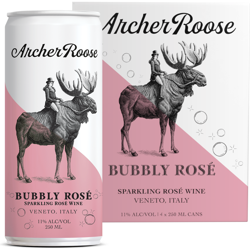 Archer Roose Bubbly Rosé Ready To Drink Canned Cocktails 4pk