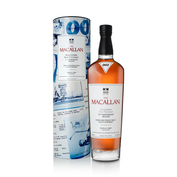 The Macallan Scotch Single Malt Diamonds Are Forever 55th Anniversary Release 18 Year 700ml