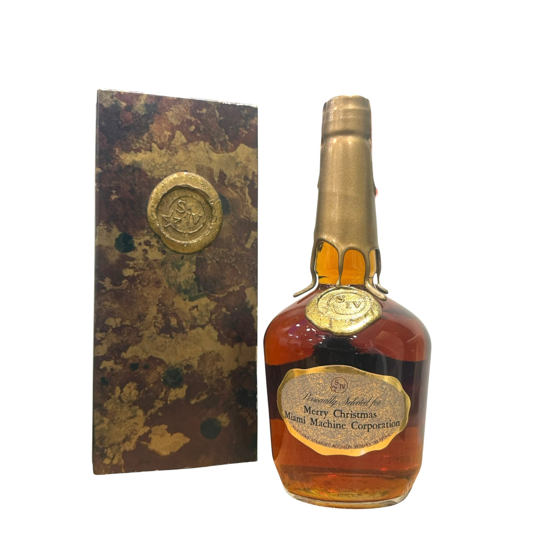 1978 S.W. Merry Christmas Miami Machine Corporation Kentucky Straight Bourbon 4/5 Quart with Presentation Box