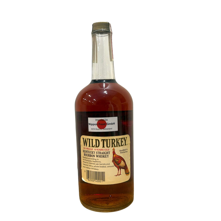 1985 Wild Turkey 8 Year 101 Proof Kentucky Straight Bourbon 1L Austin Nichols Swiss Export