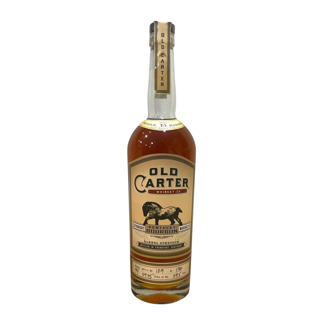 Old Carter Bourbon Whiskey #94 13 Year Single Barrel 119.5 Proof