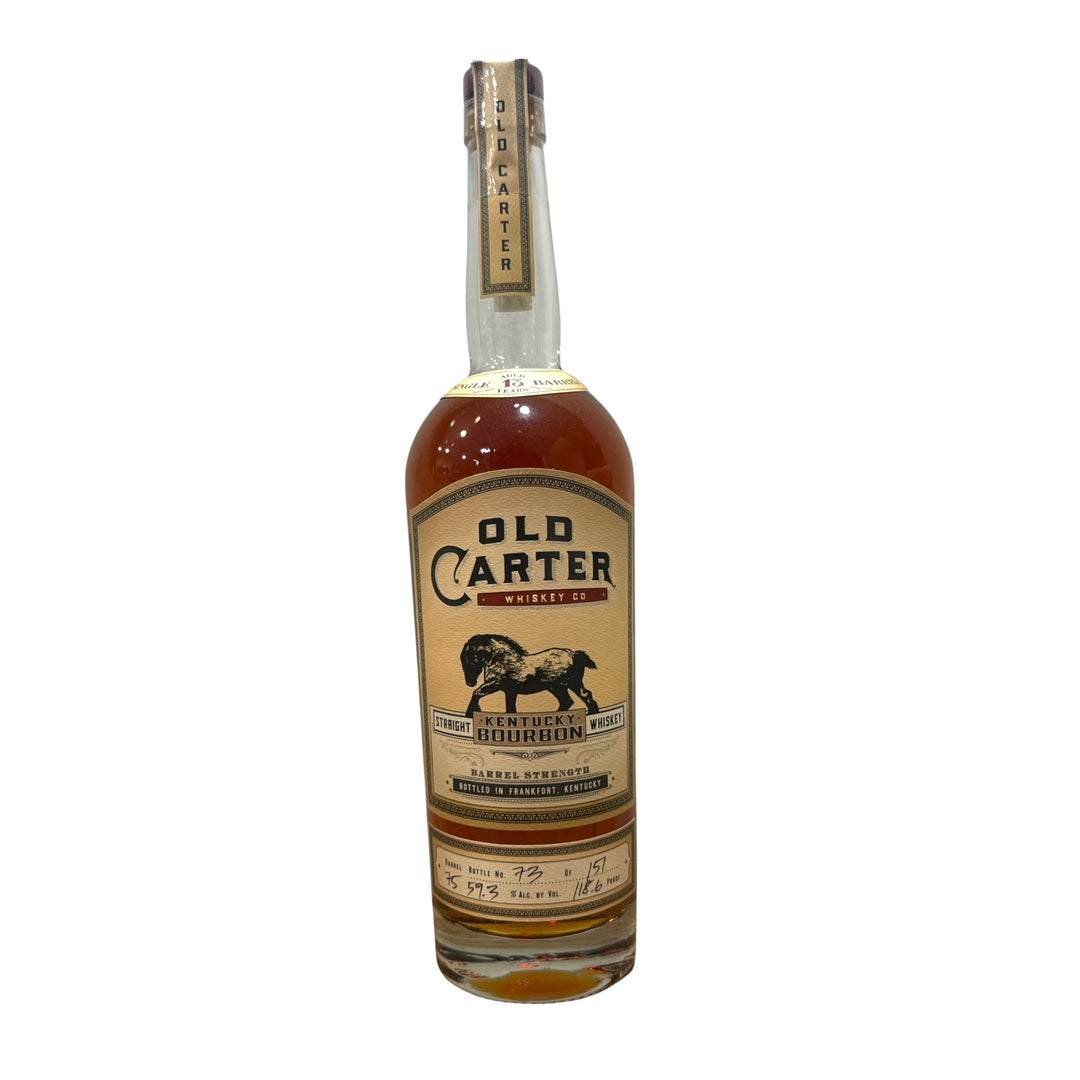 Old Carter Bourbon Whiskey #75 13 Year Single Barrel 118.6 Proof