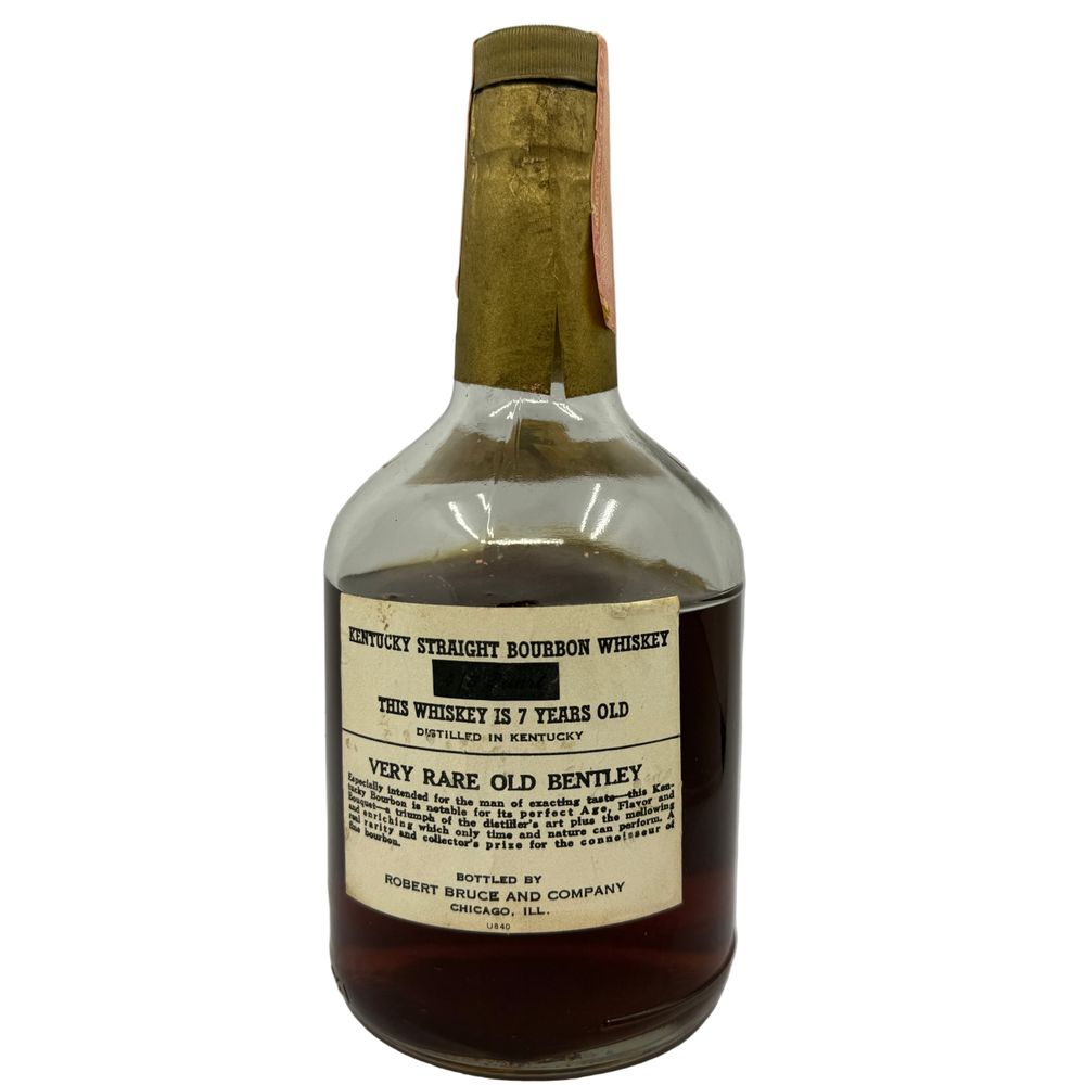 Very Rare Old Bentley 7 Year Old Kentucky Straight Bourbon 86 Proof