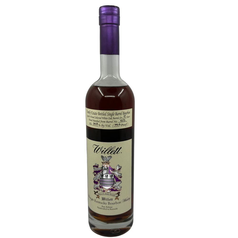 Willett Family Estate Single Barrel Bourbon 17 Year Old #1575 119.6 Proof Sourced