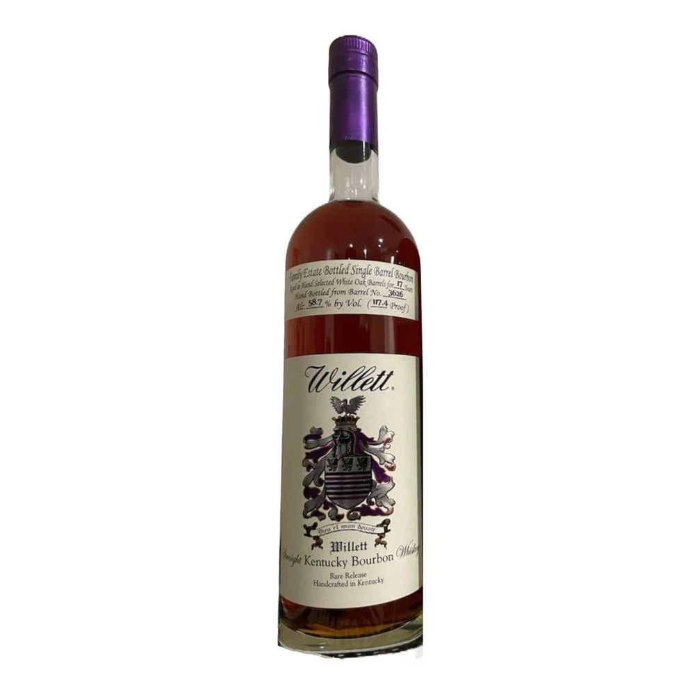 Willett Family Estate Single Barrel Bourbon 17 Year Old #3626 117.4 Proof