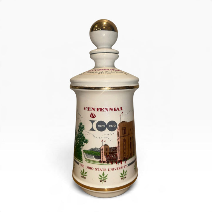 1970 Old Fitzgerald Prime 7 Year Stitzel-Weller Ohio State Centennial Decanter