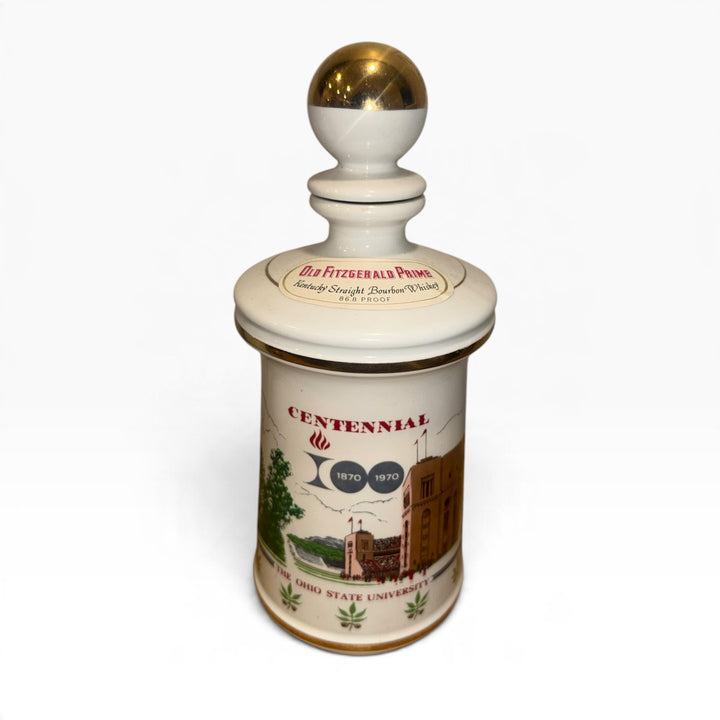 1970 Old Fitzgerald Prime 7 Year Stitzel-Weller Ohio State Centennial Decanter