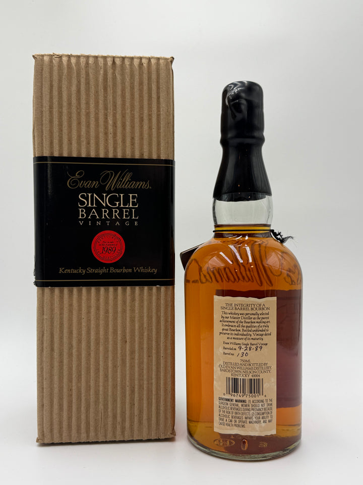 Evan Williams Single Barrel 1989 Vintage Barrel 130 (9-28-1989)