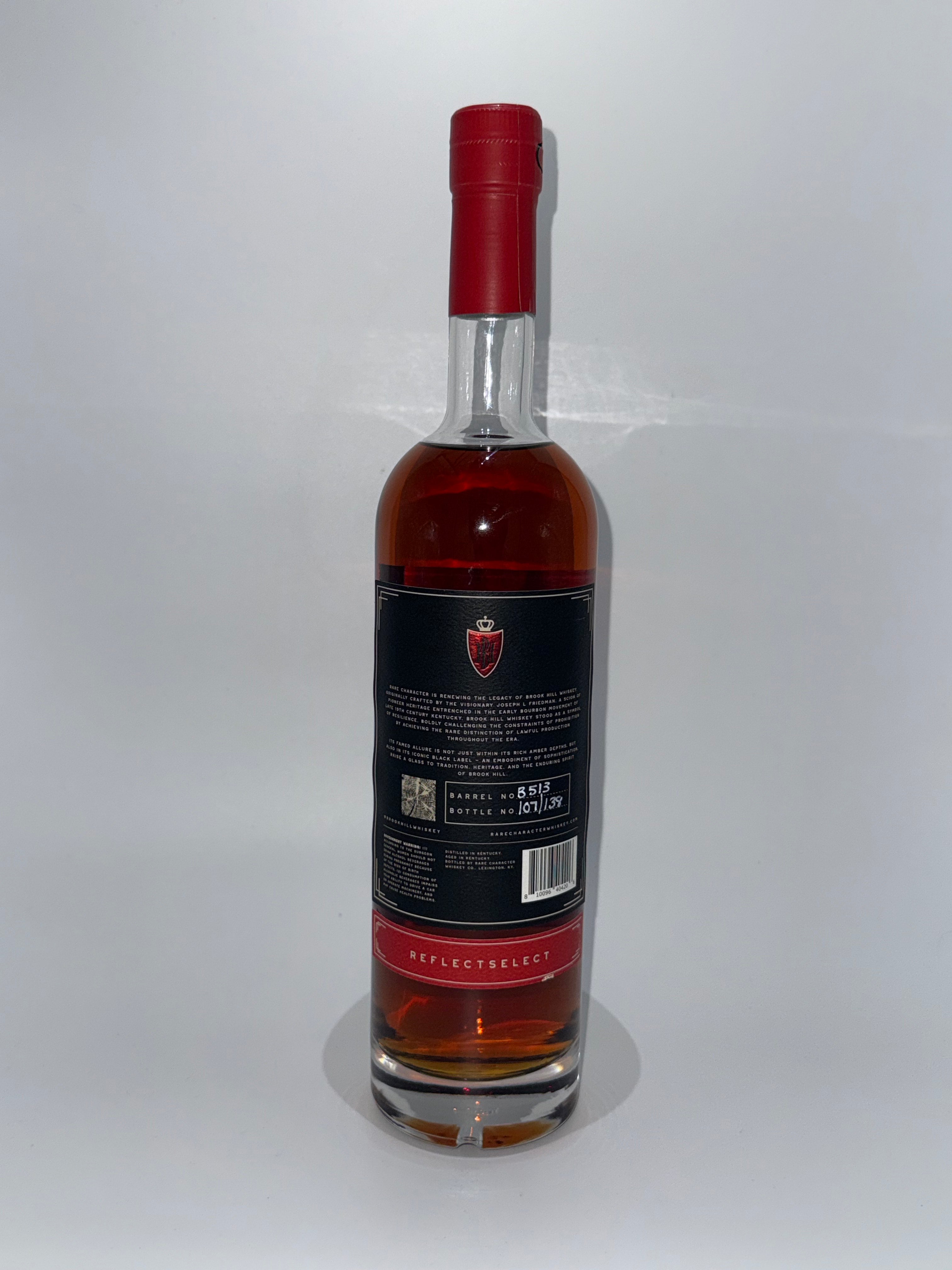Rare Character Brook Hill REFLECTSELECT 15 Year | 109.76 Proof