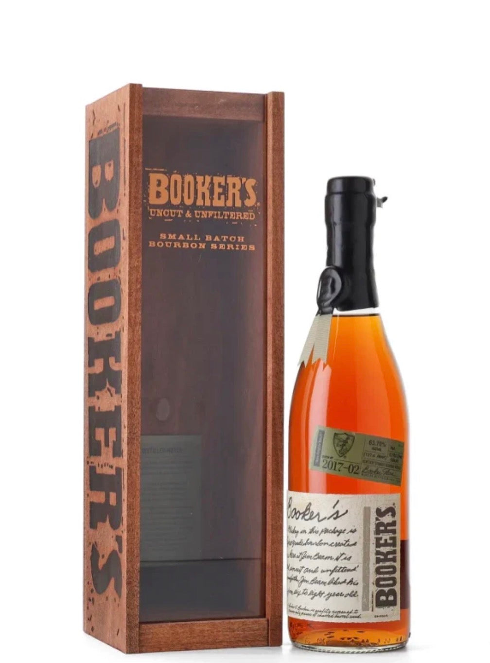 Booker's Batch B95-C-31 Bourbon Whiskey 126.7 Proof – Wooden Cork