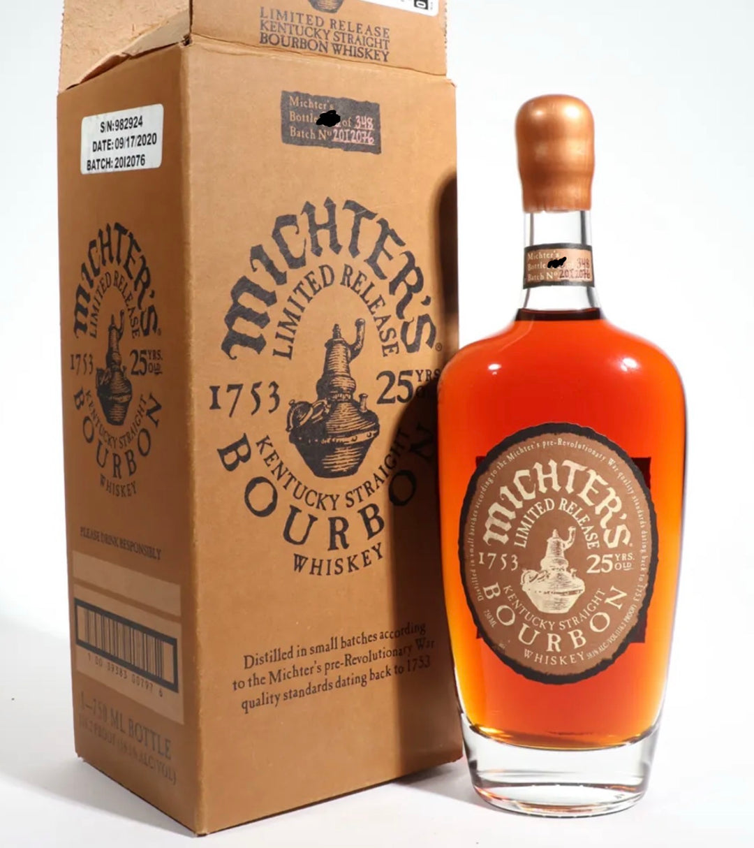 Michter's 25 Year Bourbon I2076 2020 — Ultra-Rare Pinnacle American Whiskey