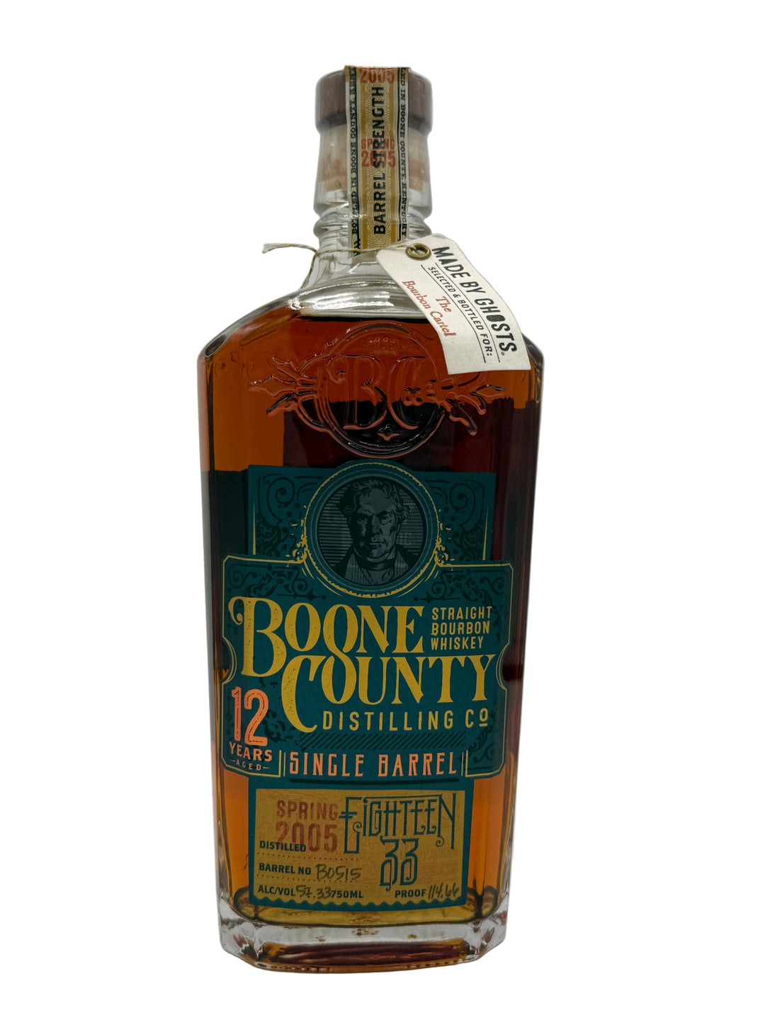 Boone County 12 Year 114.66 Proof The Bourbon Cartel Barrel B0515