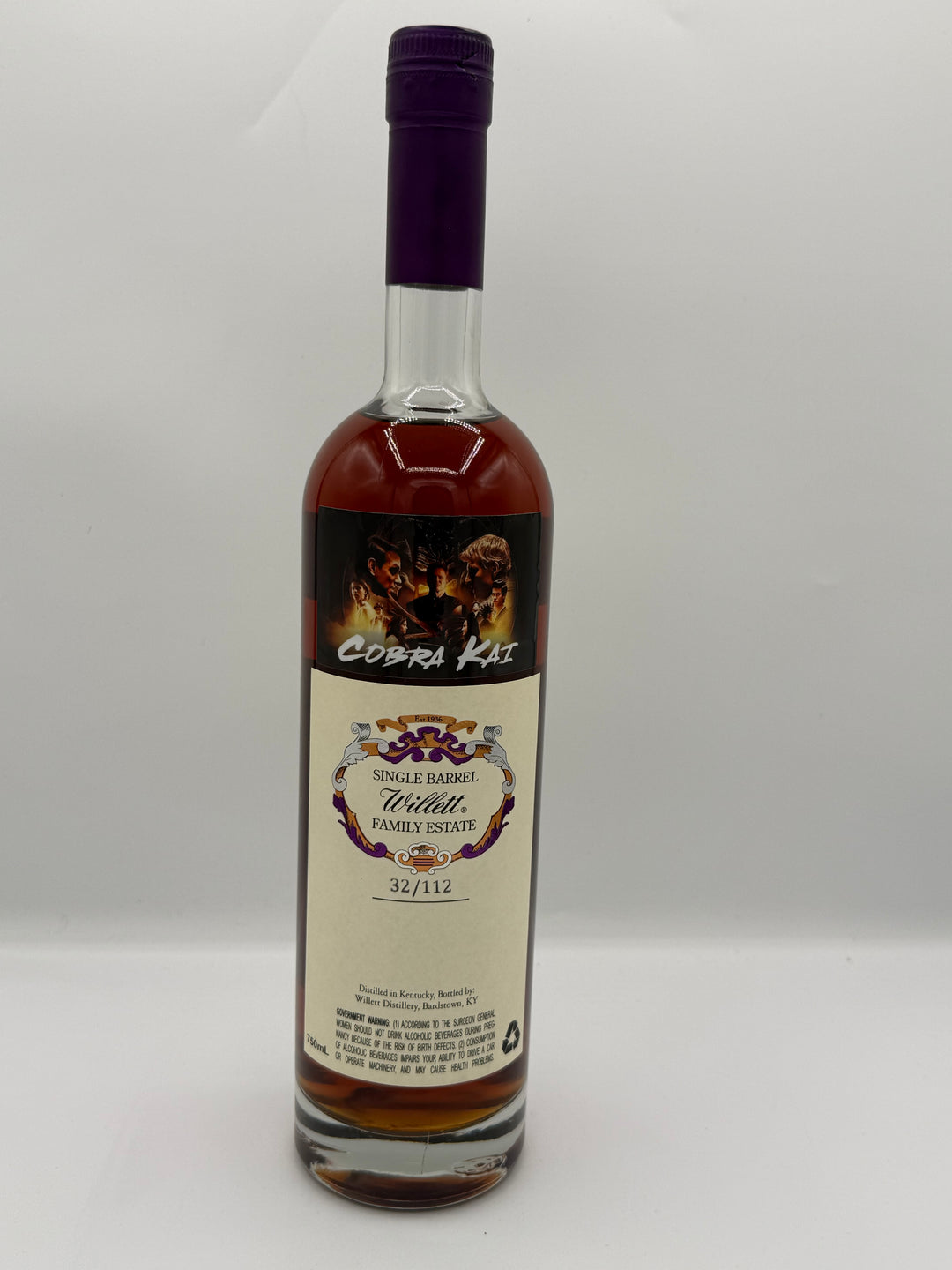 Willett Family Estate Single Barrel Bourbon 18 Year Old #1618 113.8 Proof Cobra Kai Pick