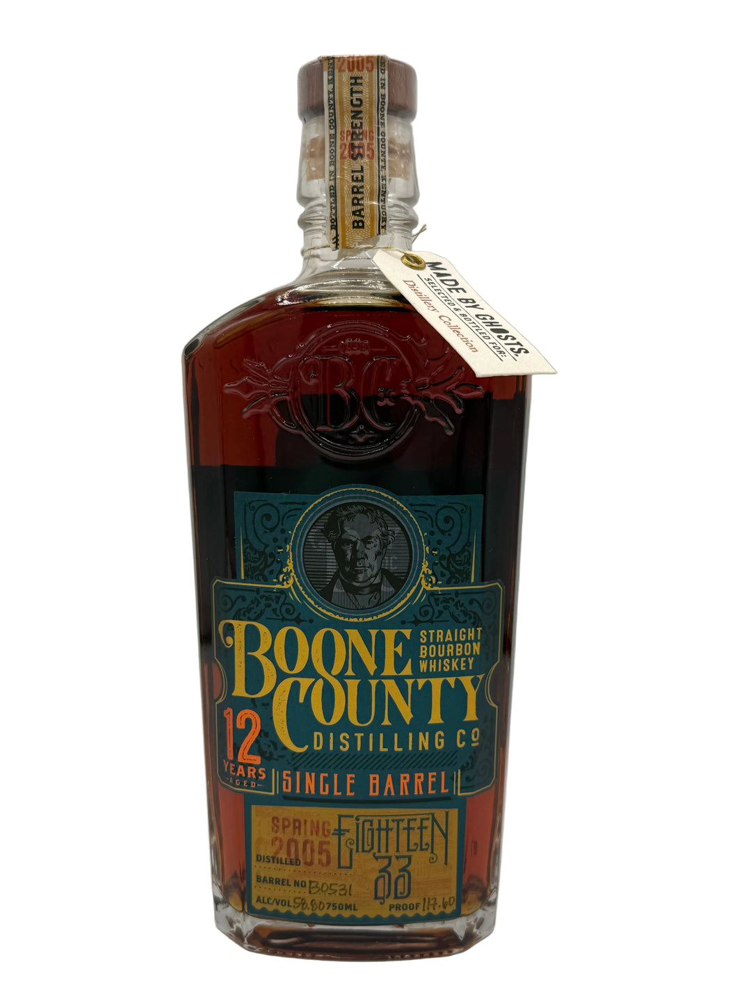 Boone County 12 Year 117.60 Proof The Ghost Collection Barrel B0531