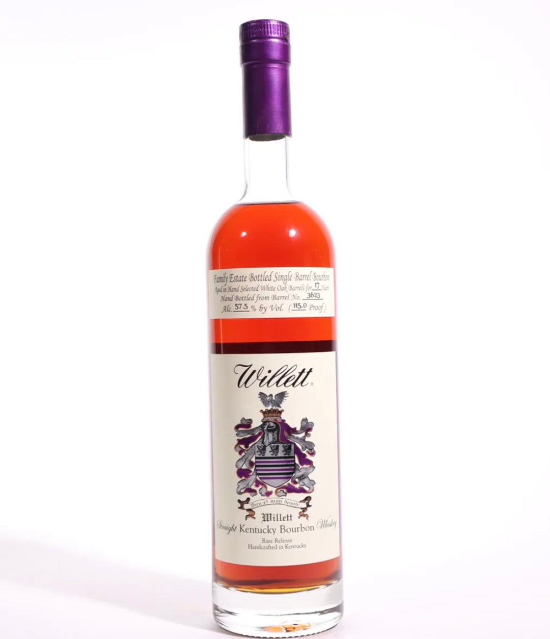 Willett Family Estate Single Barrel Bourbon 17 Year Old #3623 115 Proof