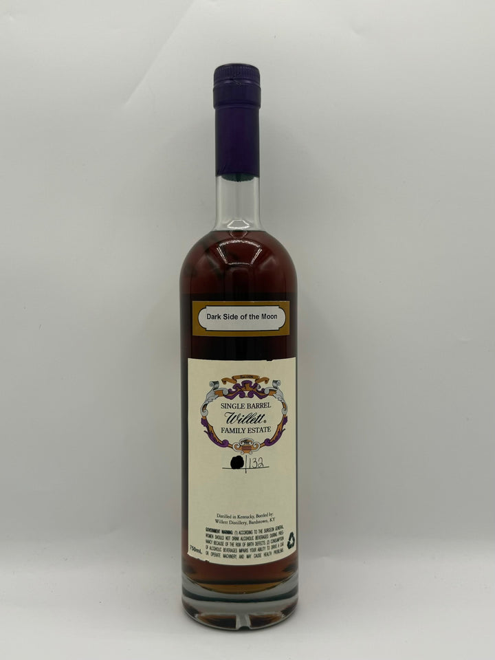 Willett Family Estate Single Barrel Bourbon 15 Year Old #1308 121 Proof (DARK SIDE OF THE MOON) SIGNED by LeNell