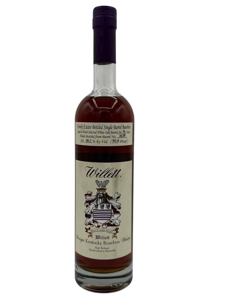 Willett Family Estate Single Barrel Bourbon 12 Year Old #3538 112.4 Proof (Sourced) MAPLE ZOO