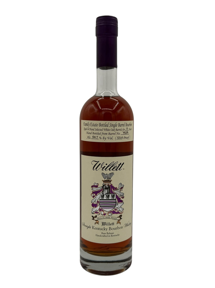 Willett Family Estate Single Barrel Bourbon 11 Year Old #9536 121.4 Proof (Sourced)