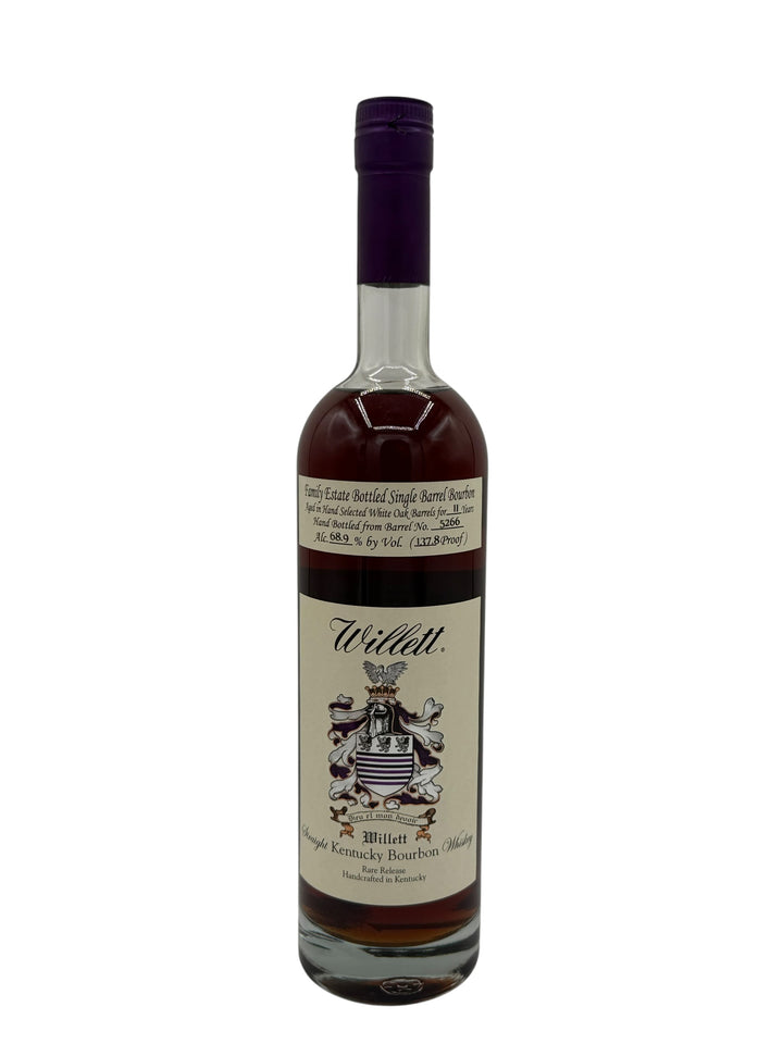 Willett Family Estate Single Barrel Bourbon 11 Year Old #5266 137.8 Proof (THE ESTATE TOUR)