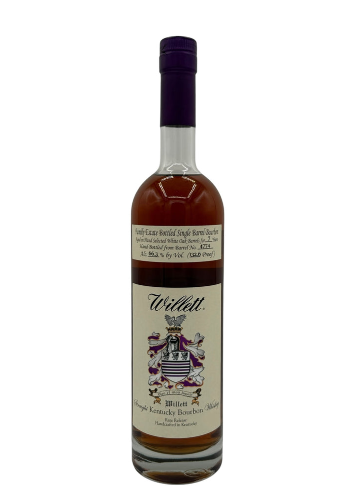 Willett Family Estate Single Barrel Bourbon 7 Year Old #4774 132.6 Proof STAYIN ALIVE