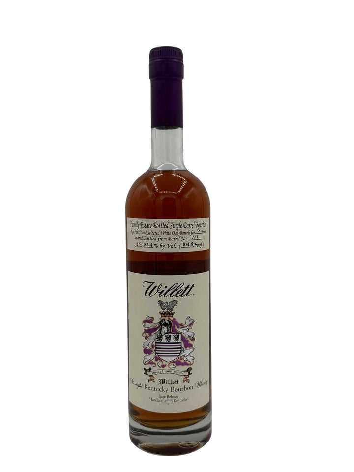 Willett Family Estate Single Barrel Bourbon 6 Year Old #727 104.8 Proof TREE FIDDY