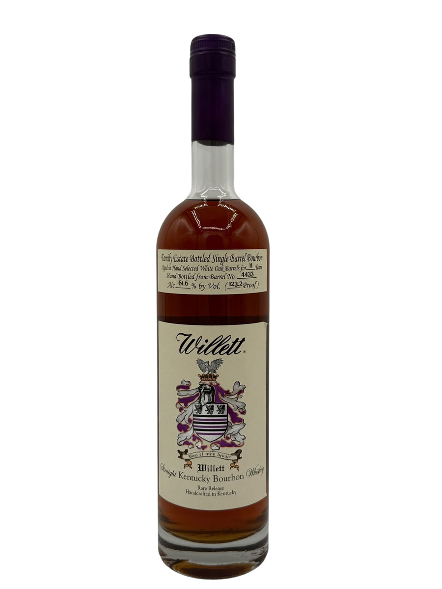 Willett Family Estate Single Barrel Bourbon 11 Year Old #4433 Cask Strength
