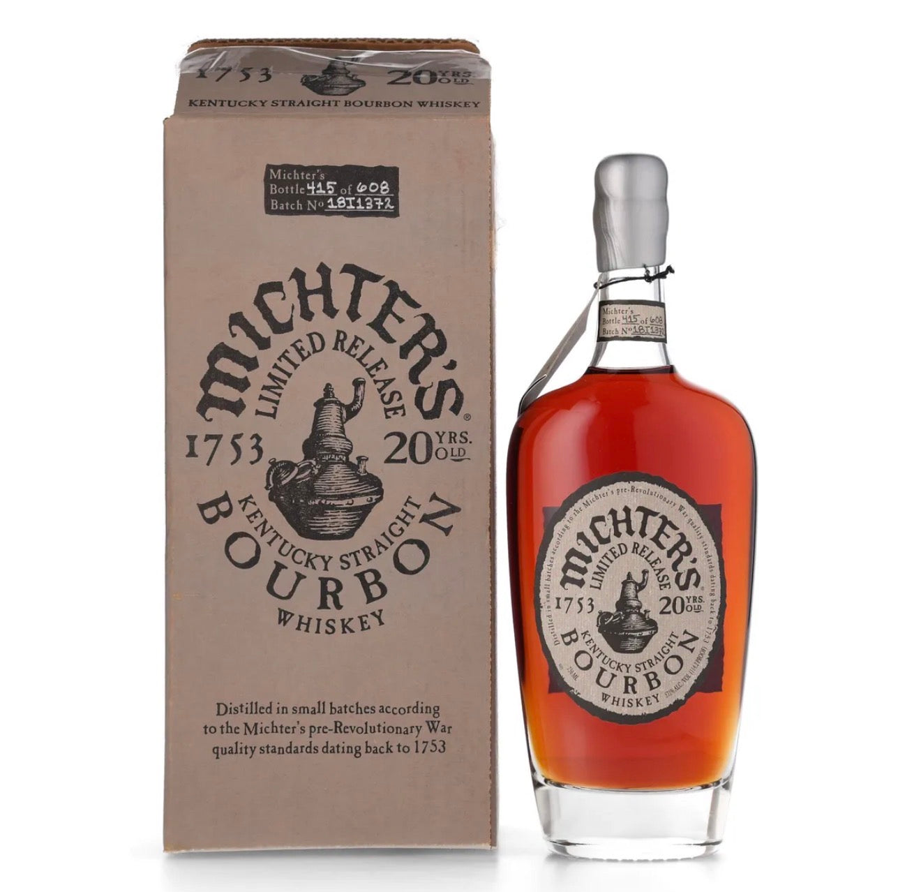 Michters 20 Year Old Bourbon 2018 I1371 | The Honey Batch – Wooden