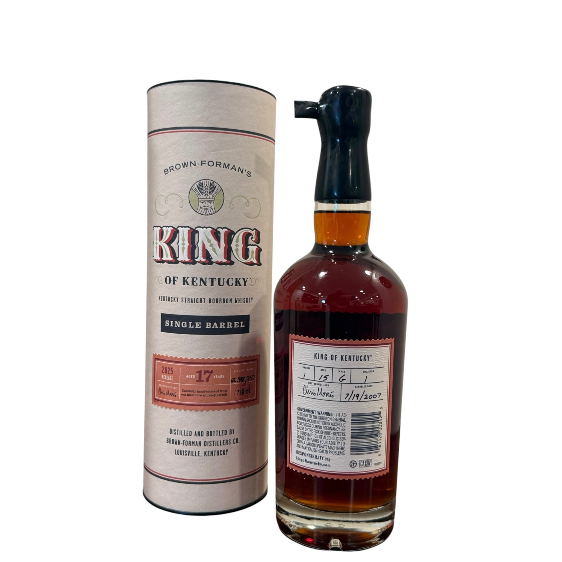 King of Kentucky 17 Year Single Barrel #1 125.7 Proof | 2025