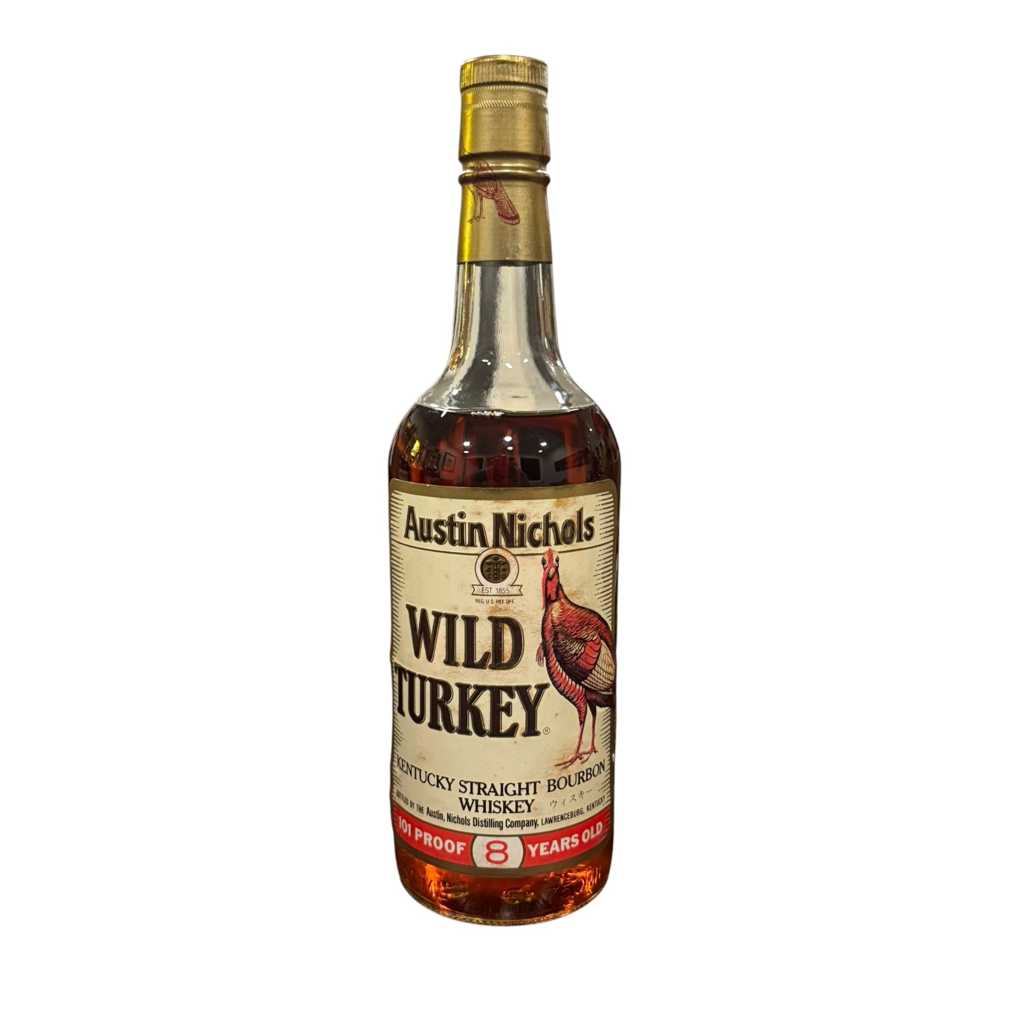 Wild Turkey 8年旧ラベル　 101プルーフ 1リットル Wild Turkey 8 Year 101 Proof 1989 | Vintage Kentucky Bourbon
