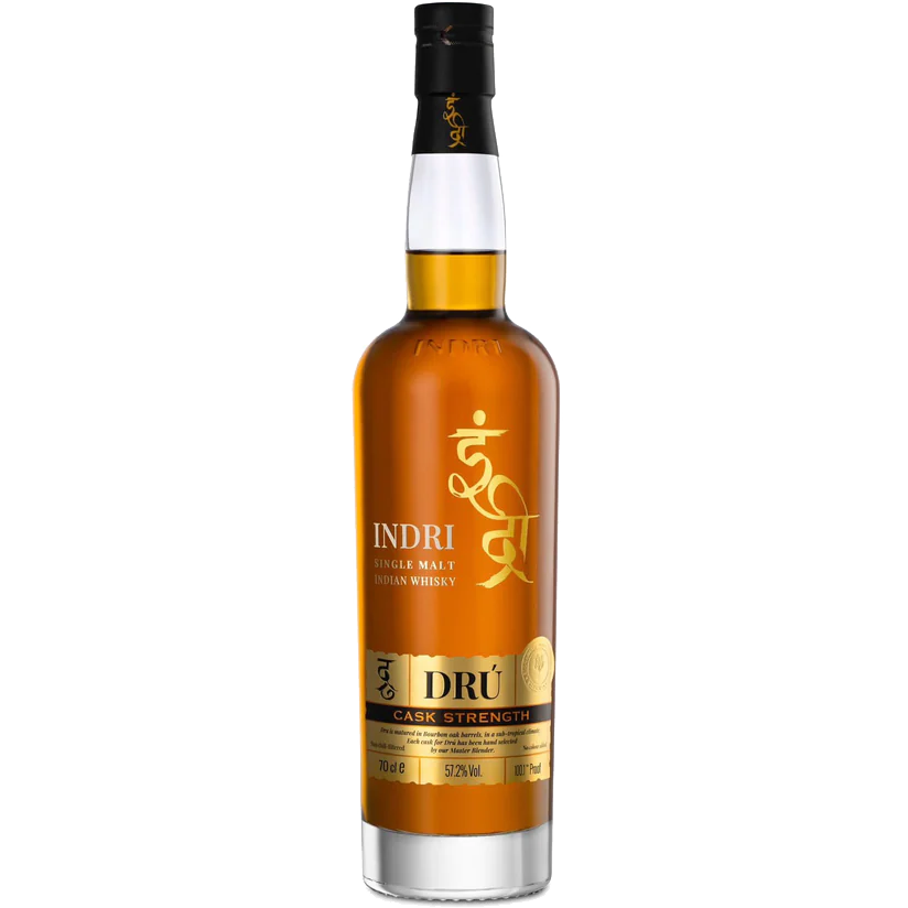 Indri Whiskey Dru Single Malt Cask Strength India 750ml