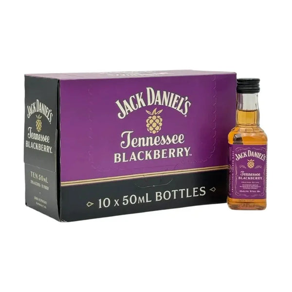 Jack Daniel's Blackberry Shots 50ml 10 Pack – Wooden Cork