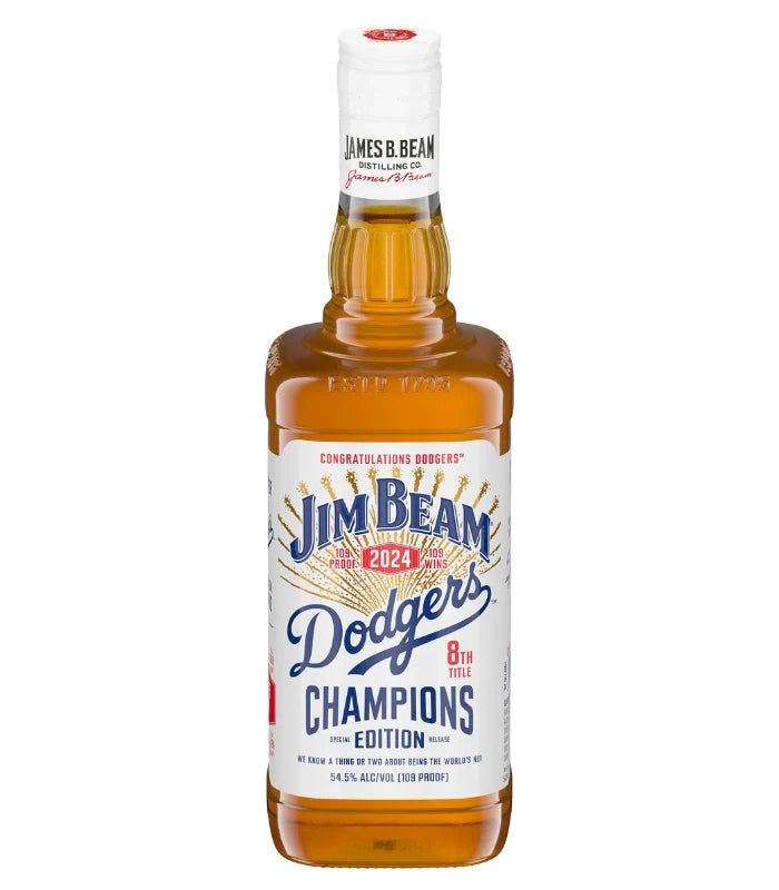 Jim Beam Dodgers 8th Title Champions Edition Bourbon 109 Proof